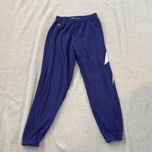 Aviator Nation Blue Track Pants with White Accents